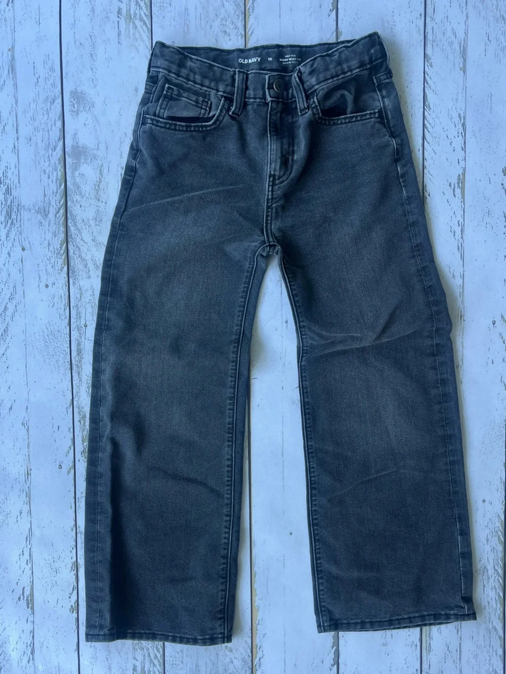 BUNDLE of 4 Old Navy girls baggy wide leg size 10 jean